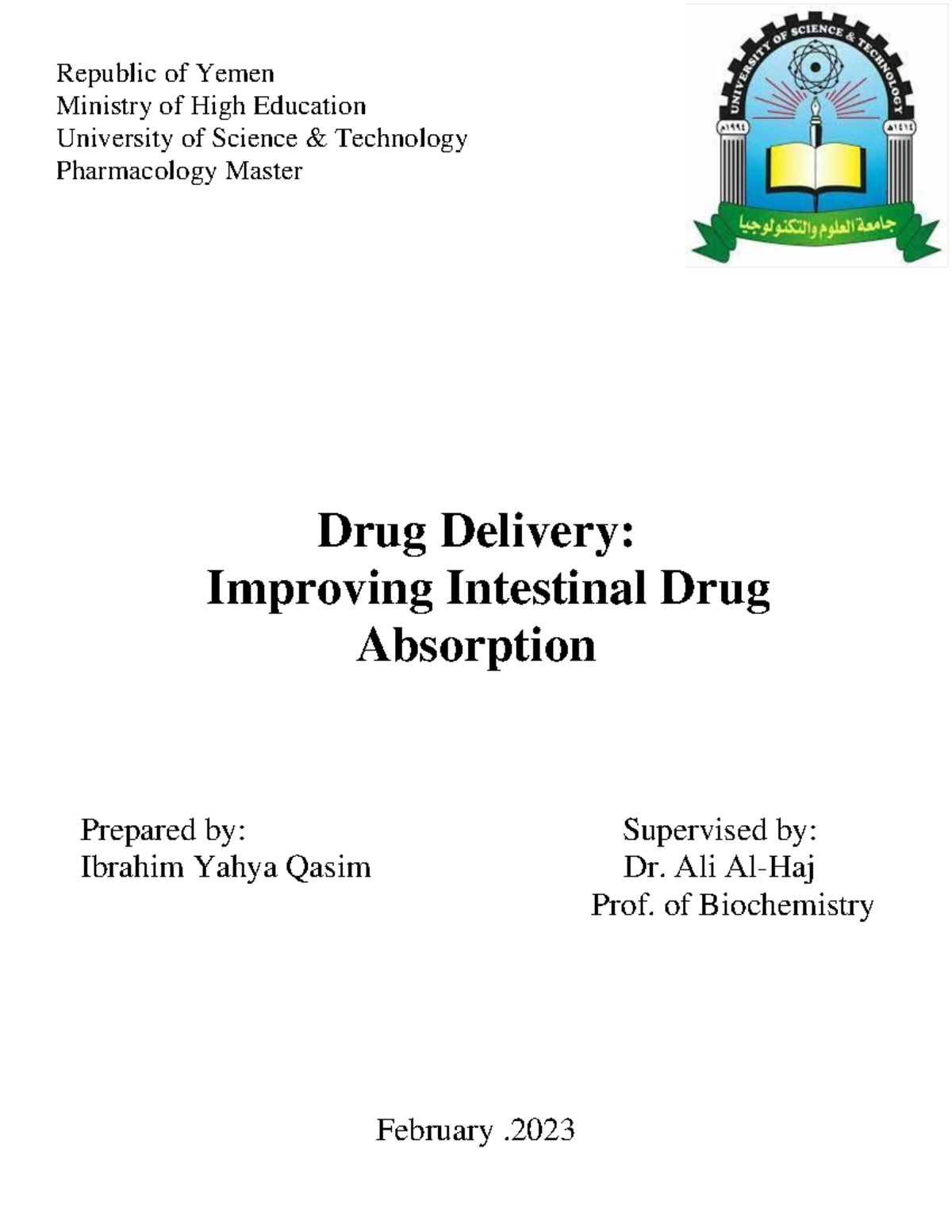 drug delivery research paper