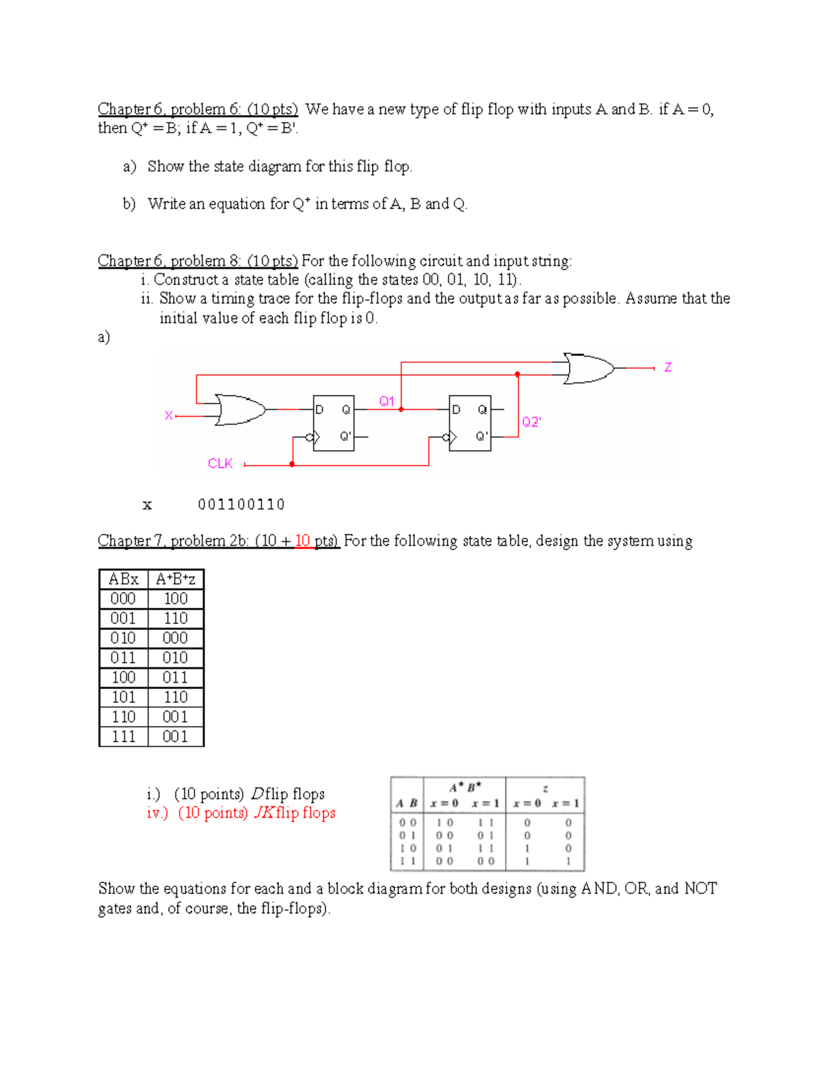 20shw6 - CSE 120 Lecture Notes - Chapter 6, problem 6: (10 pts) We have ...