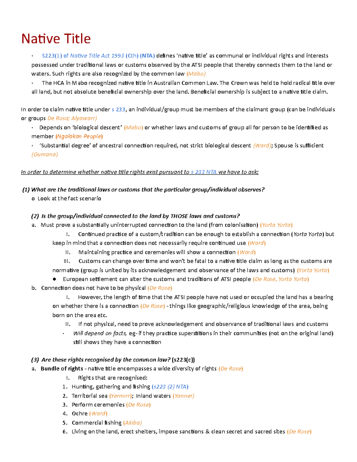 laws2383-land-law-summaries-native-title-s223-1-of-native-title