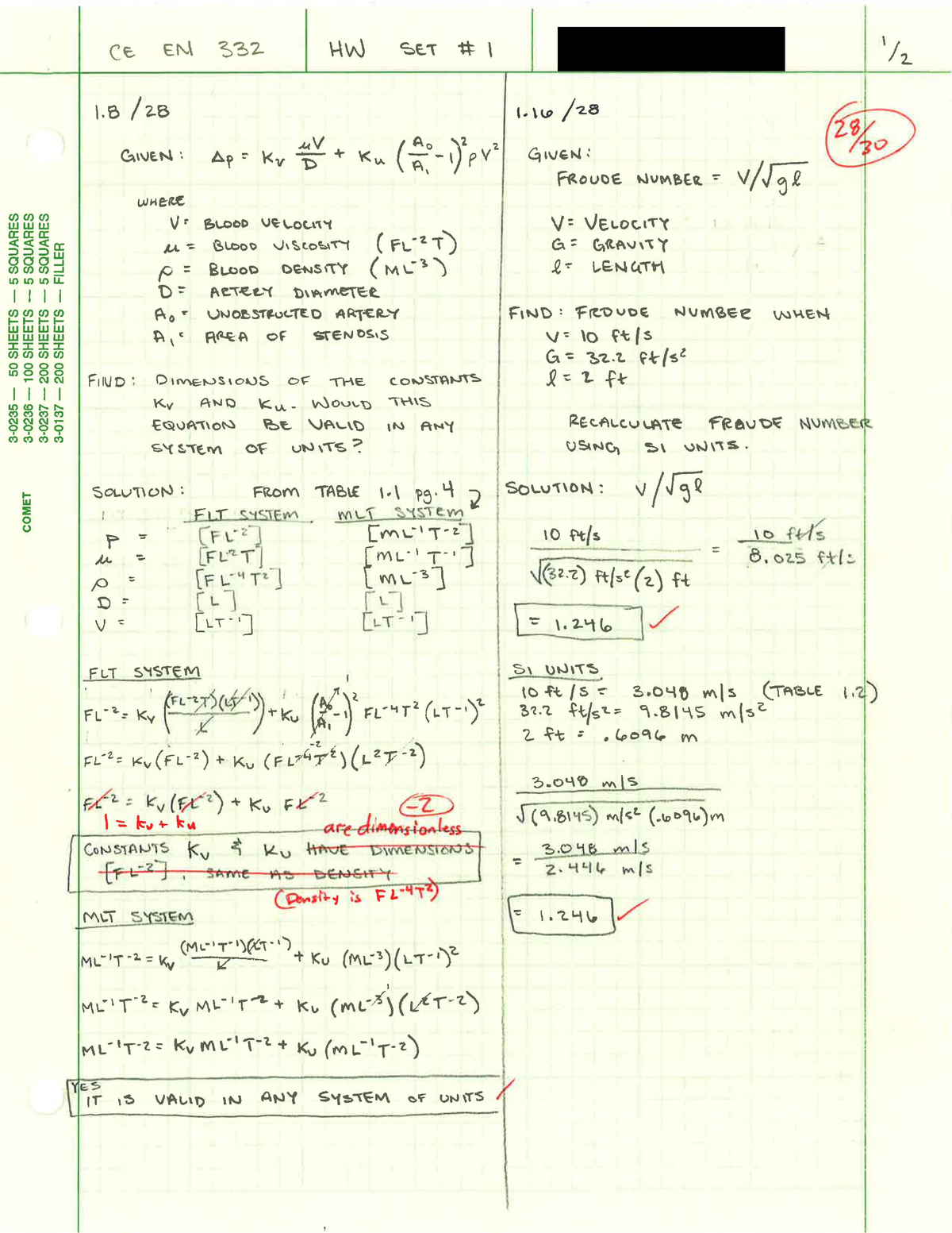 CEEN 332 Homework Notes - CE EN 332 - Studocu