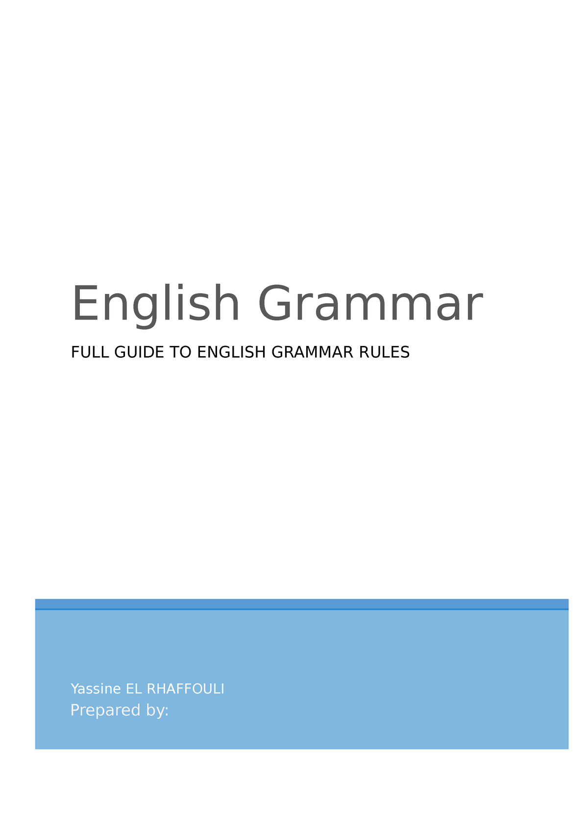 english-grammar-studocu