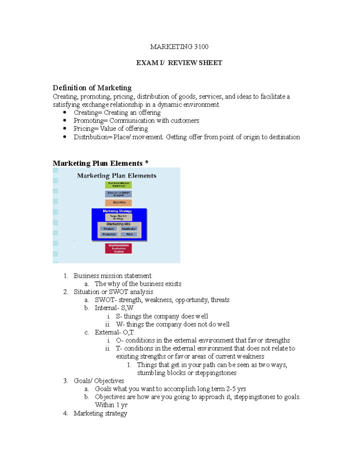 Principles Of Marketing Exam 1 - w961pfc