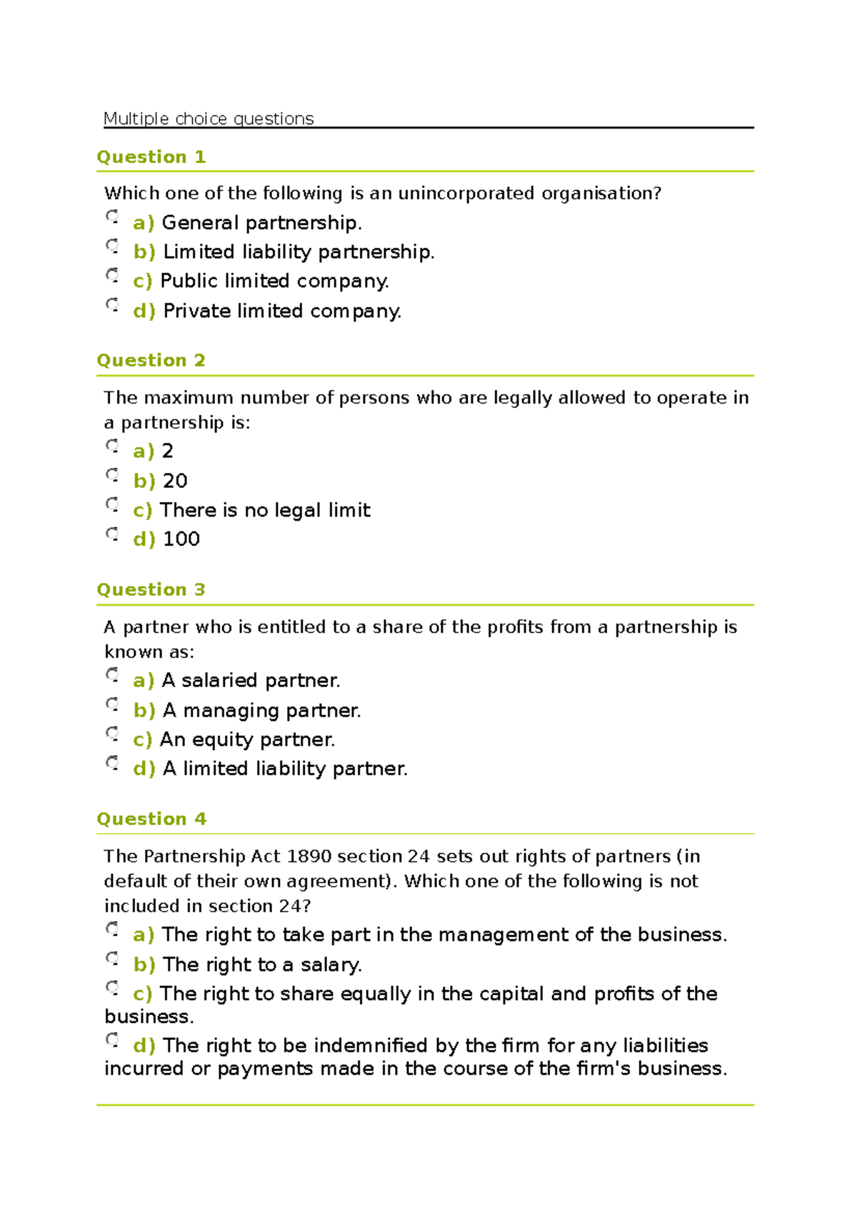 company-law-1-mcq-practice-questions-from-seminars-and-workshops