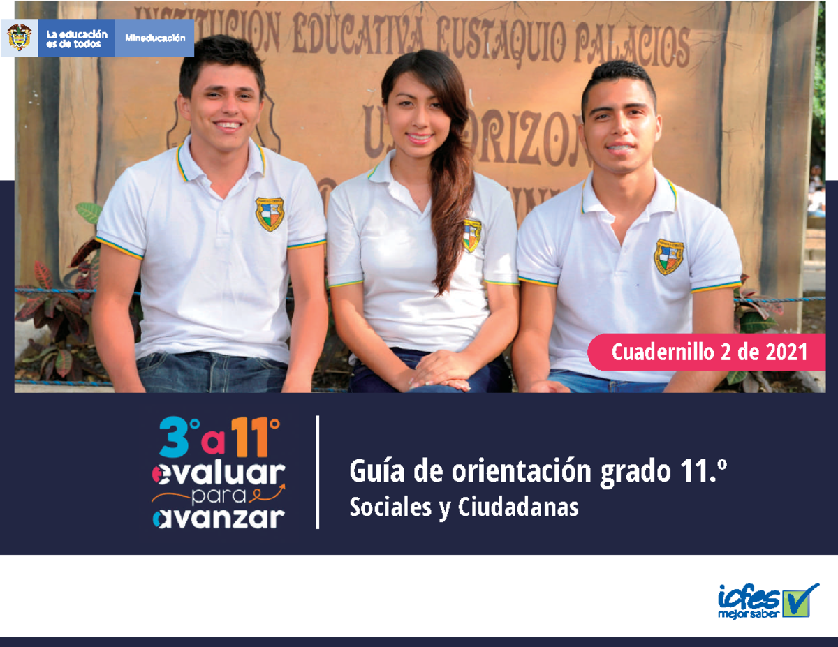 Guia PC-Socialesy Ciudadanas-11-2 - GuÌa De OrientaciÛn Grado 11.∫ ...