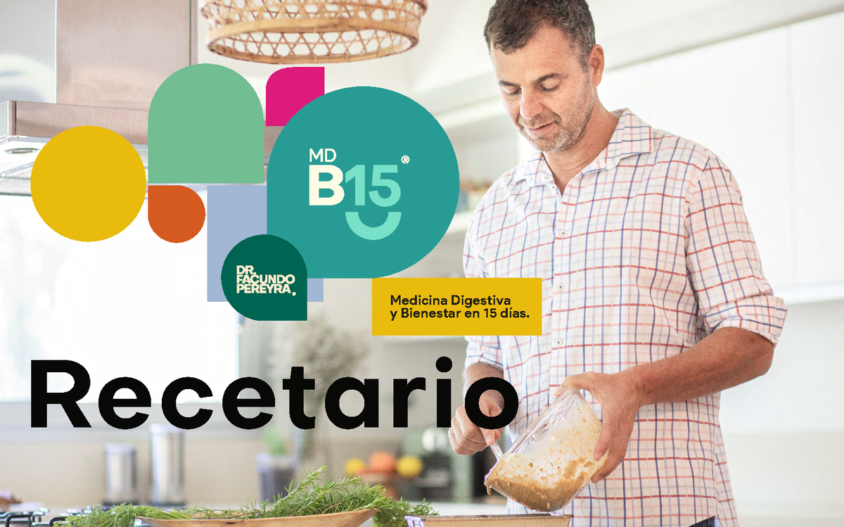 Recetario MDB15 Oficial - Medicina Digestiva Y Bienestar En 15 Días ...