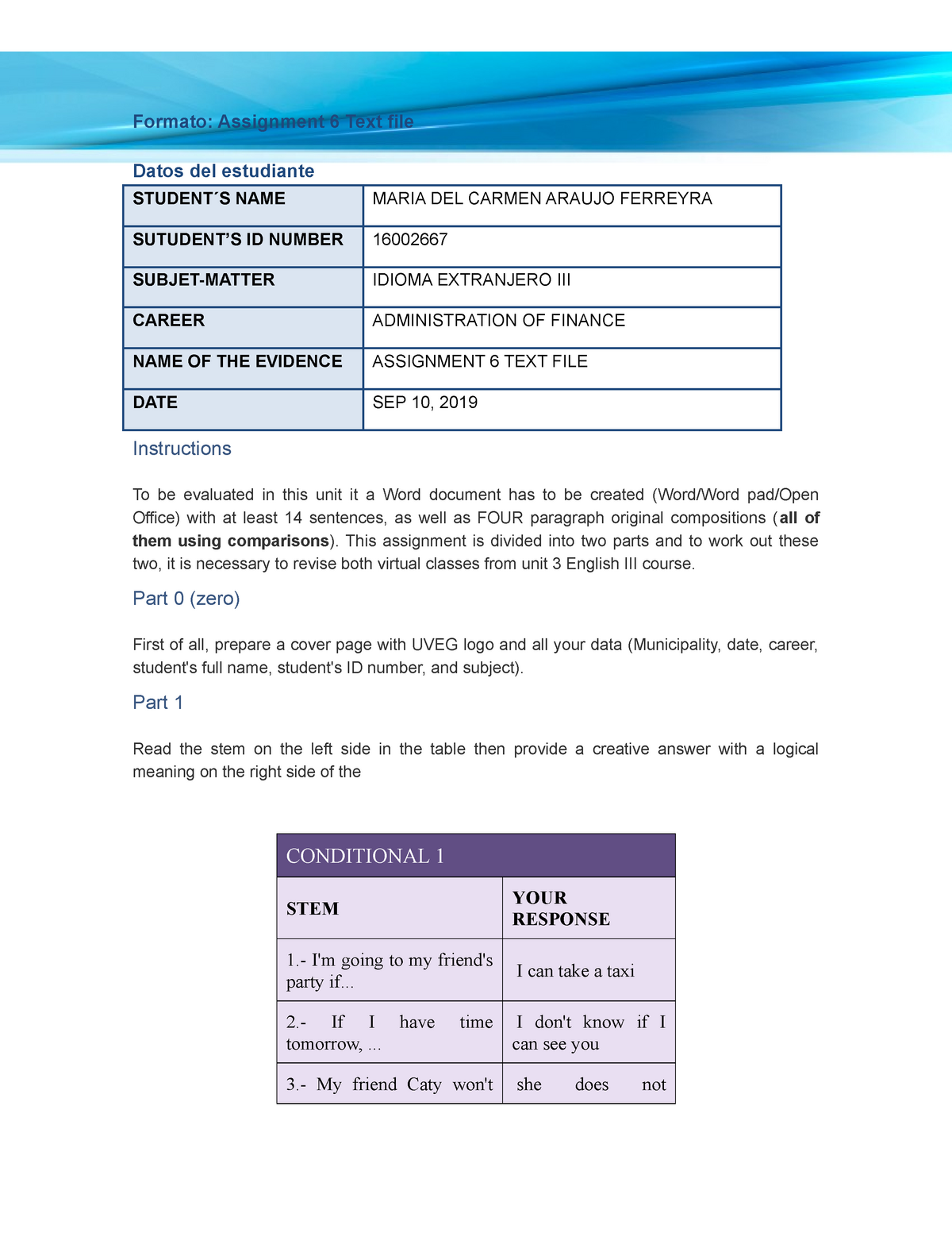 tarea uveg assignment 6 text