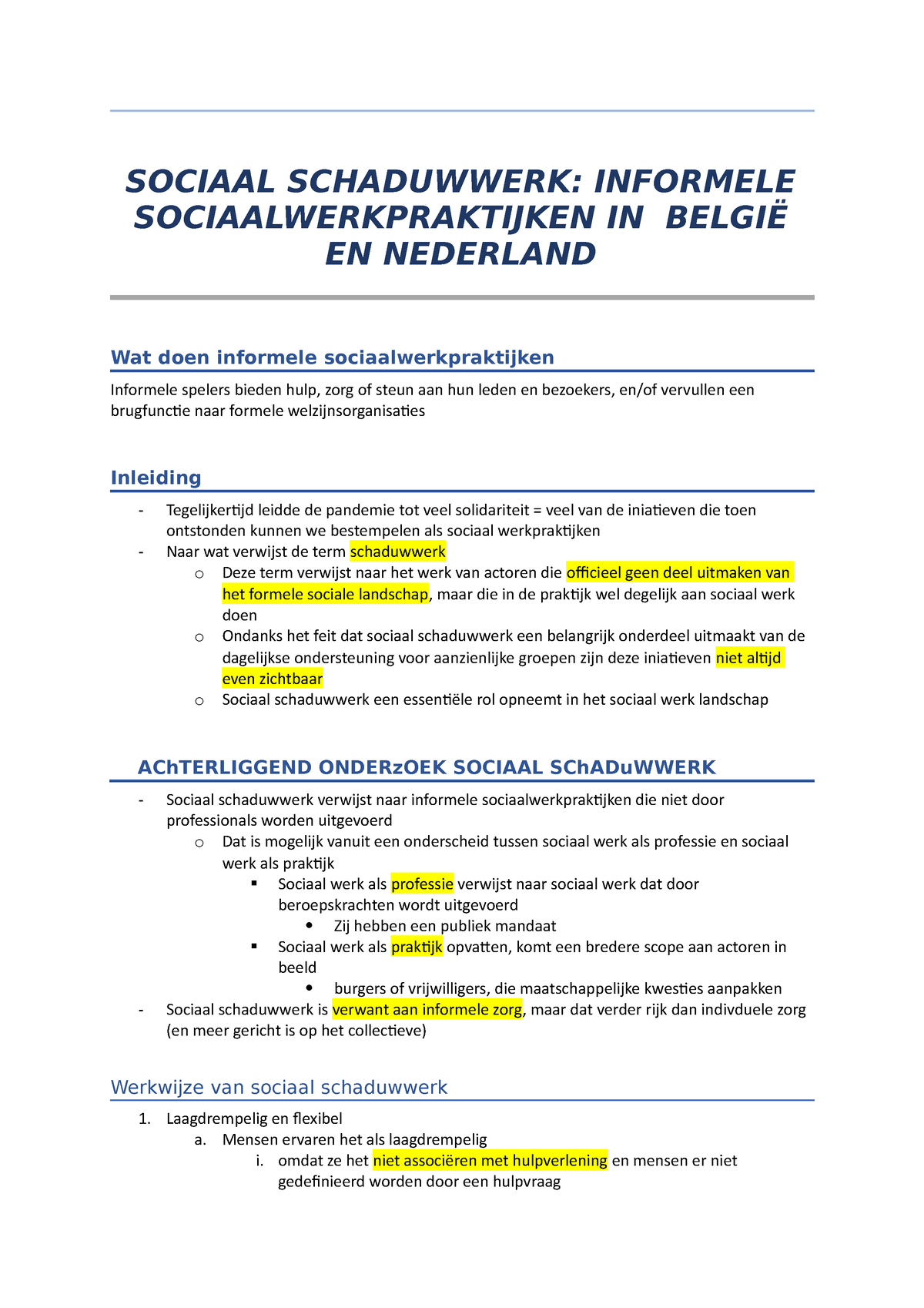 Sociaal Schaduwwerk - Mensen Ervaren Het Als Laagdrempelig I. Omdat Ze ...