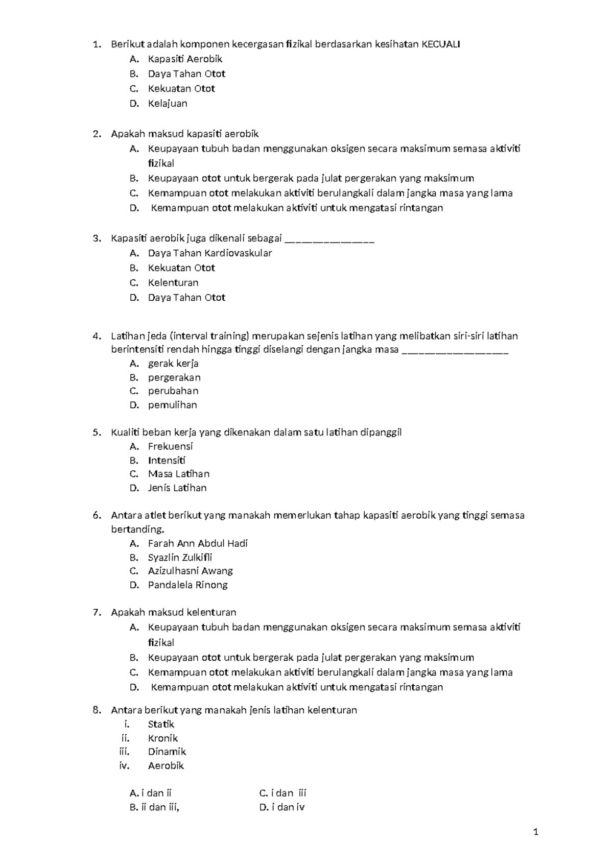 Soalan Mid Exam F5 - Mid Year Exam F5 - Berikut adalah komponen ...