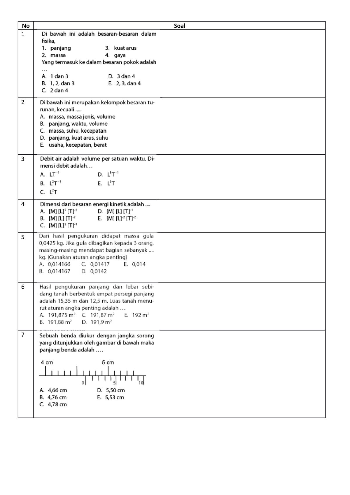 Kelas 10 Negeri - No Soal 1 2 3 4 5 6 25 26 27 28 29 30 Sebuah Benda ...