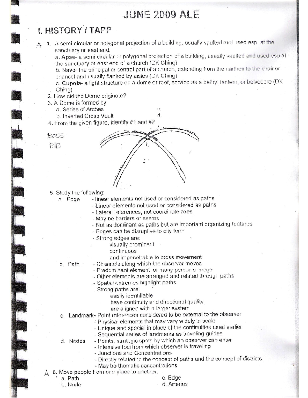 PAST Board EXAM FOR Architecture Reviewer - Architecture And ...