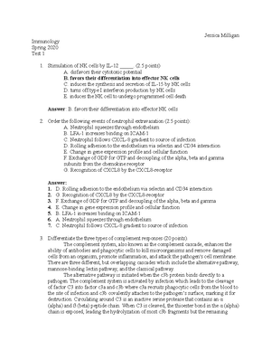 Chapter 1 Immuno - n/a - Chapter 1: Elements of the Immune System and ...