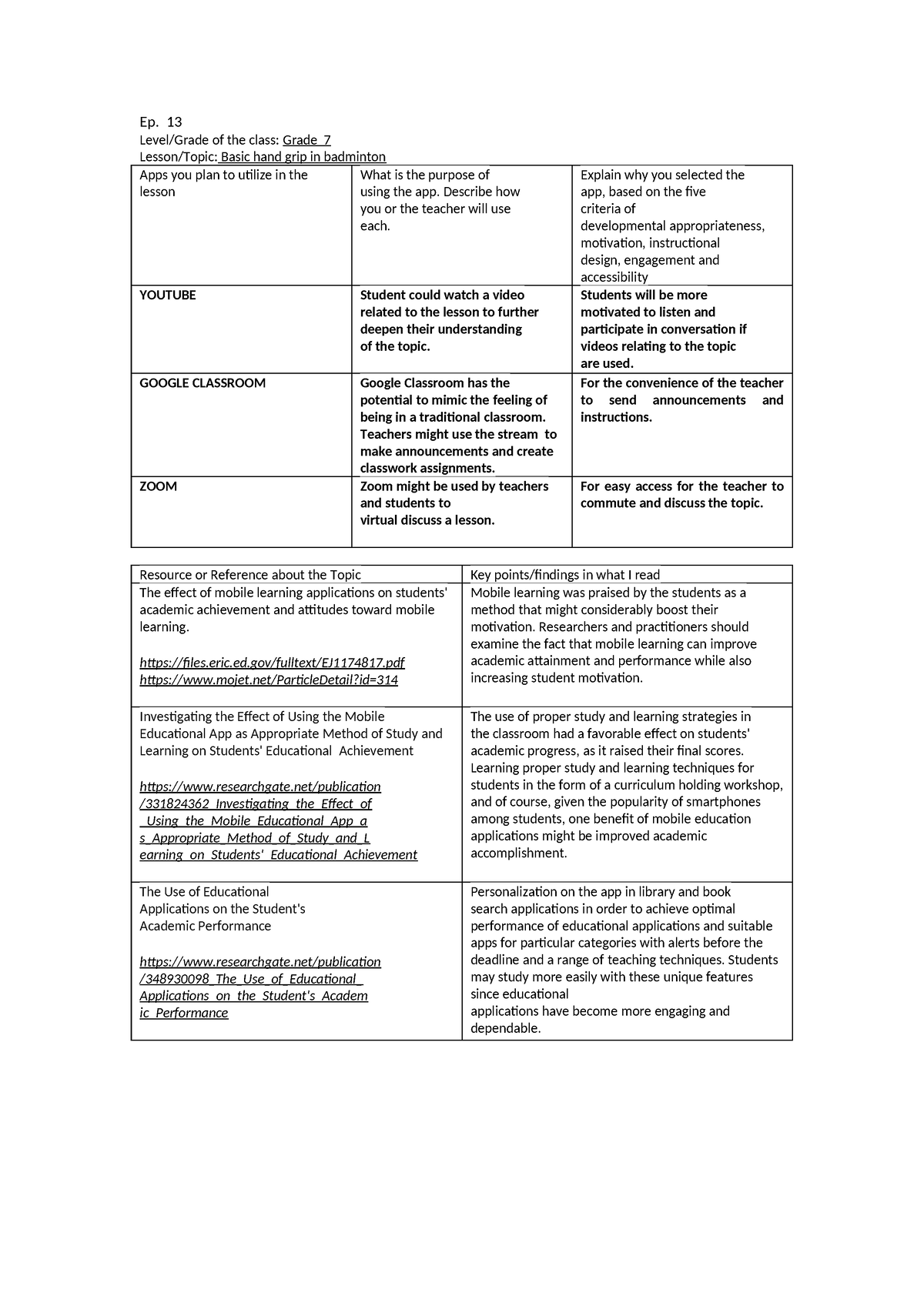 Fs2-13-19-documents - Episode 1-16 - Ep. 13 Level/Grade Of The Class ...