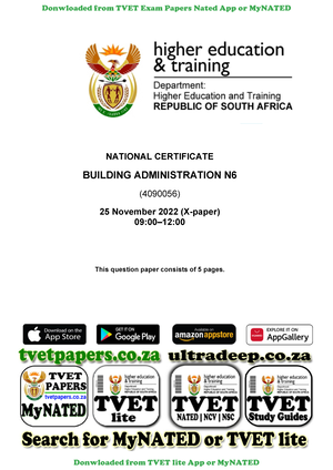 N6 FREE- Building- Administration-N6- Question-MEMO- Download - Website ...