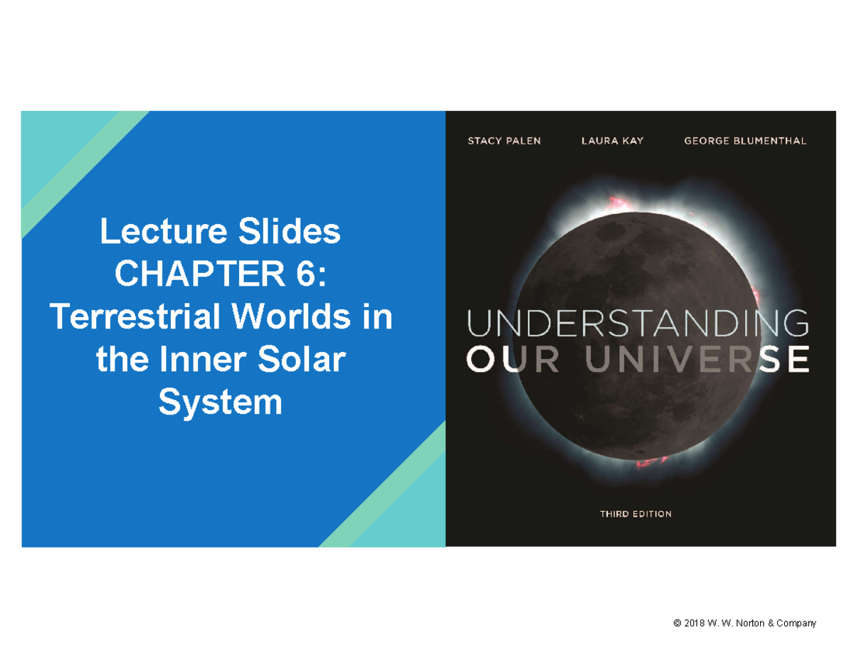 Chapter 6 Powerpoint - Lecture Slides CHAPTER 6: Terrestrial Worlds in ...