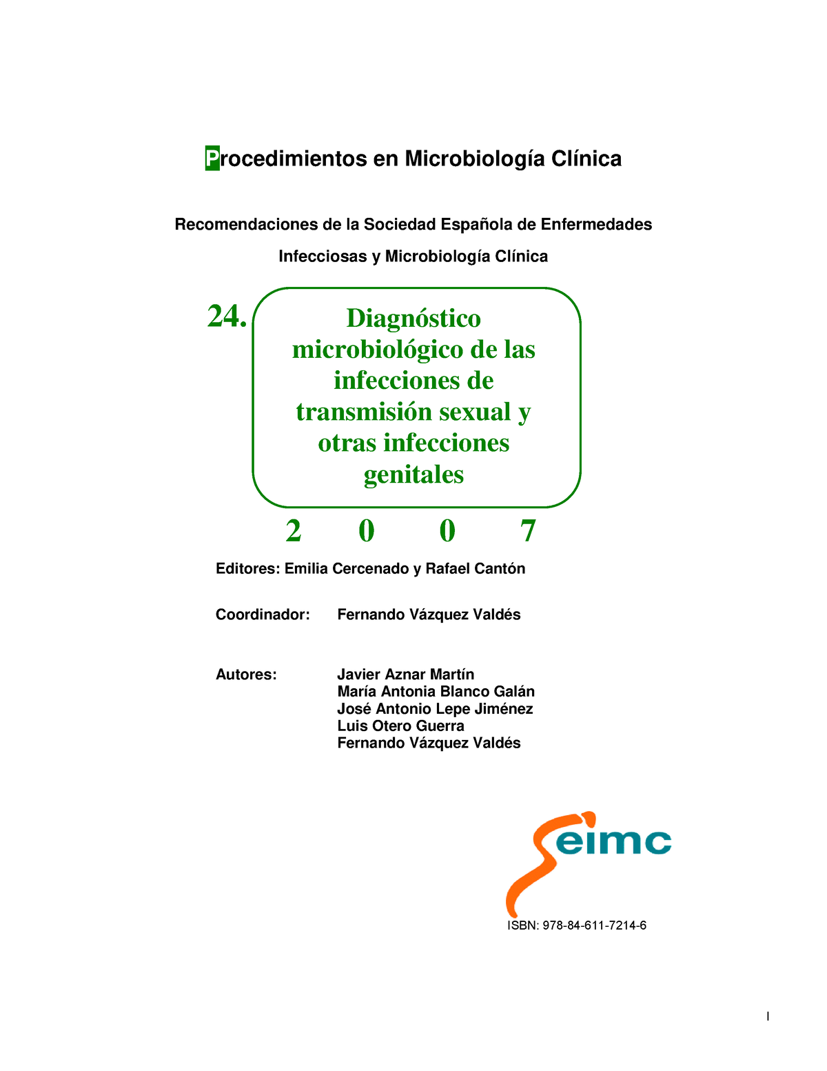 Seimc-procedimientomicrobiologia 24 - I Procedimientos En Microbiología ...