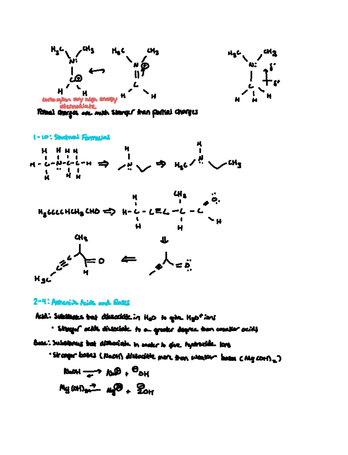 Lecture #3 Acids and Bases - 3 y 443 CH 3 3 y 443 to ayy 1 f's H H ...