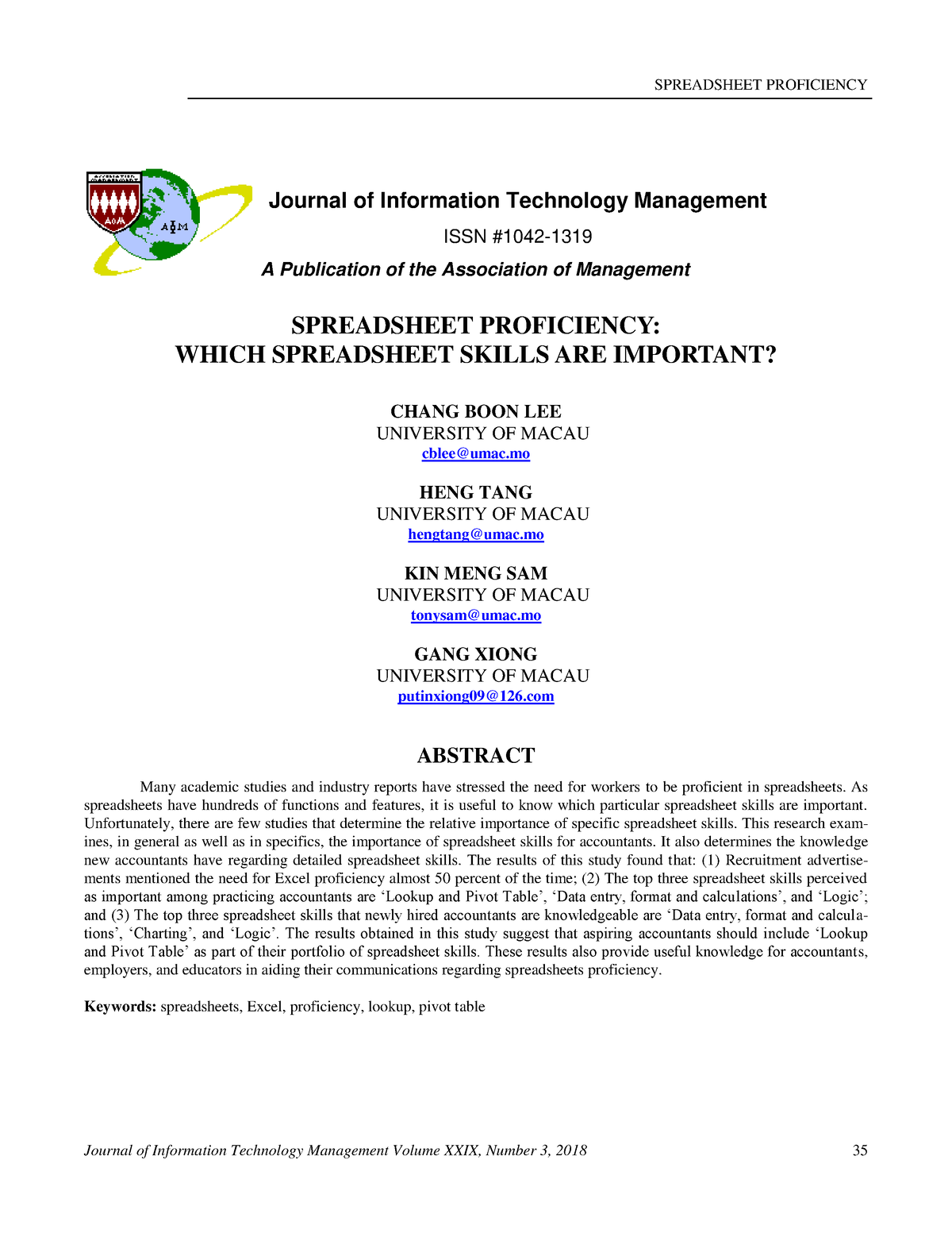 research information technology paper