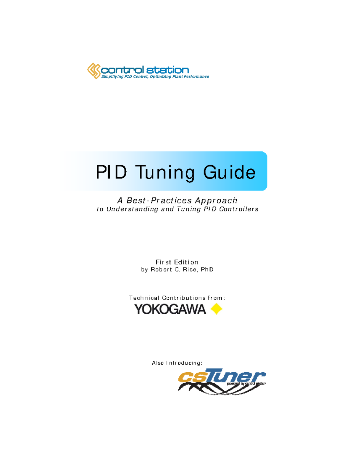 Yokogawa PID Tuning Guide cs Tuner PI D Tuning Guide A Be st Pr a
