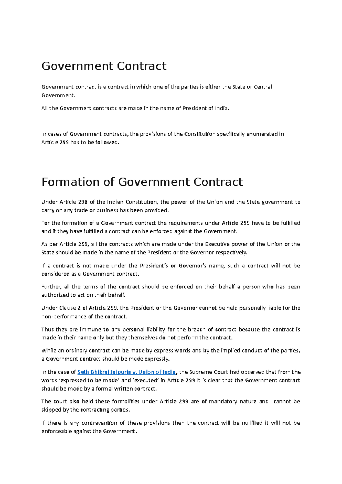 Gov Contract Government Contract Government Contract Is A Contract In 