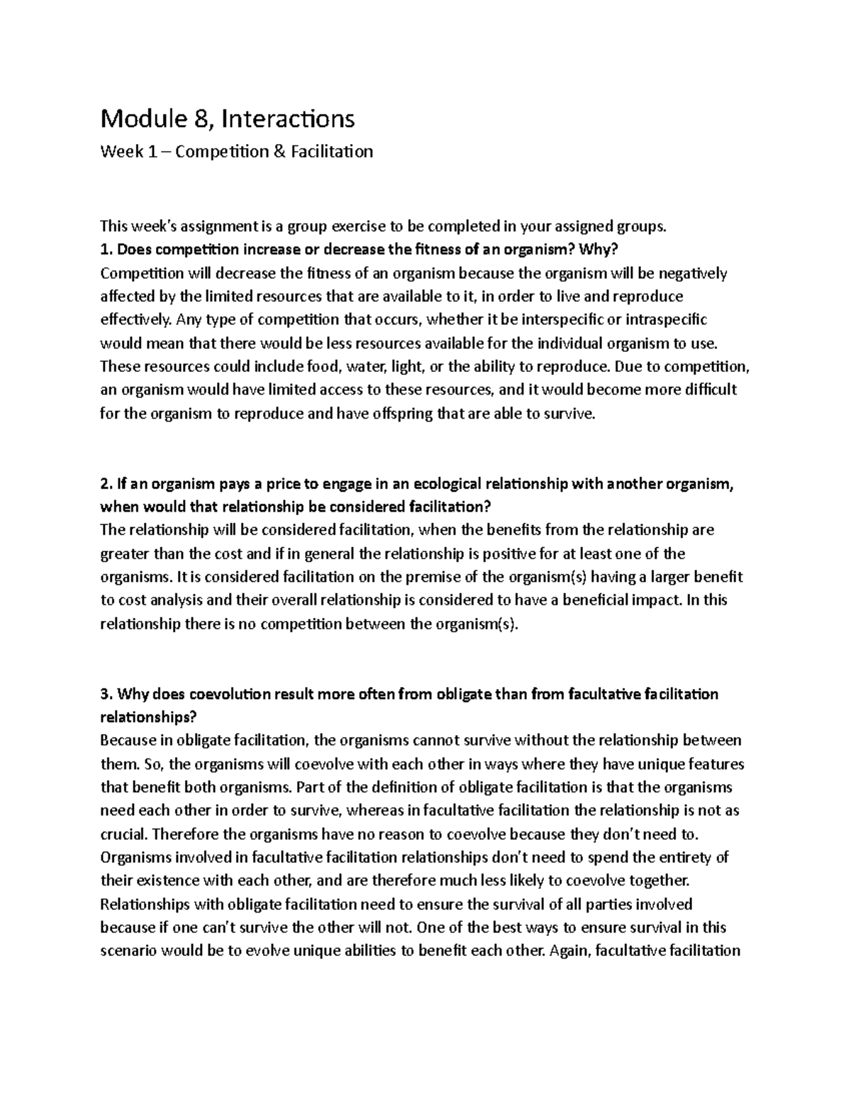 Module 8 1 Weekly Assignment - Module 8, Interactions Week 1 ...