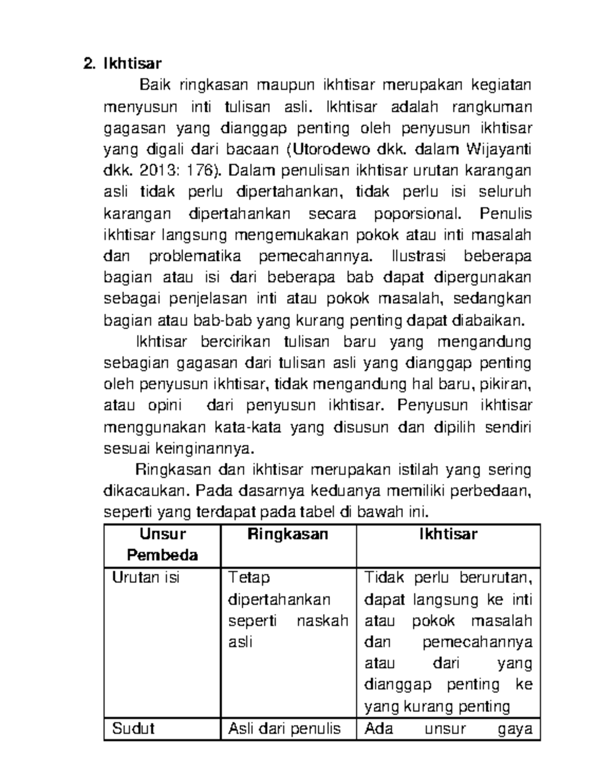 Catatan Bahasa Indonesia 31 - Ikhtisar Baik Ringkasan Maupun Ikhtisar ...