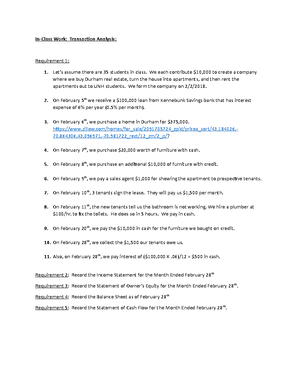 Financial Accounting Notes 2 - Chapter 2 Financial Accounting and ...