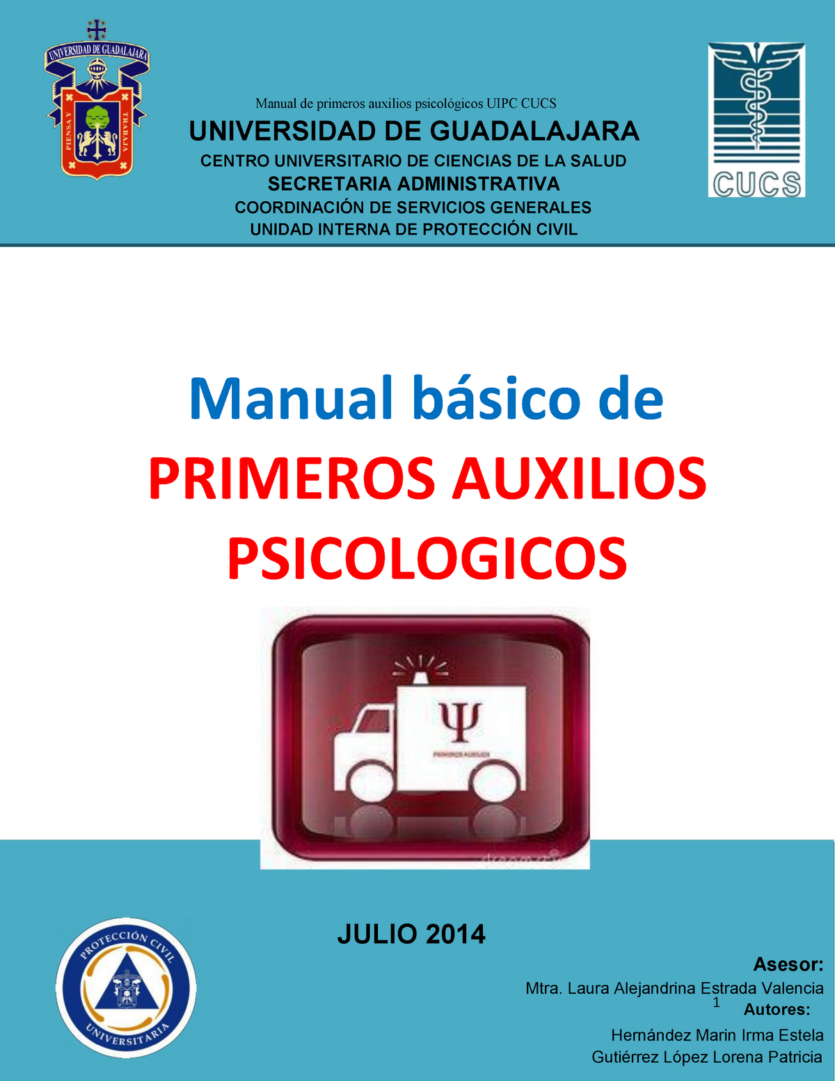 Manual Primeros Auxilios Psicologicos 2017 - Warning: TT: Undefined ...