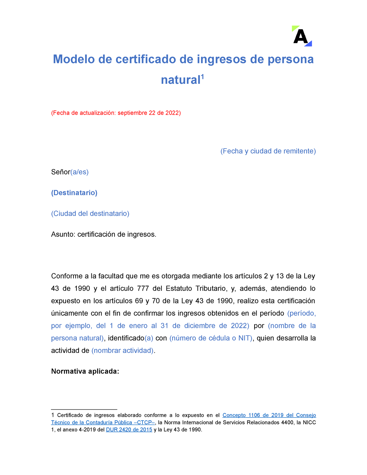 Introducir 110 Imagen Modelo Certificado De Ingresos Contador Publico