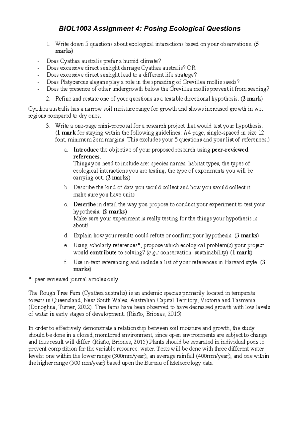 biol 133 lab assignment 4