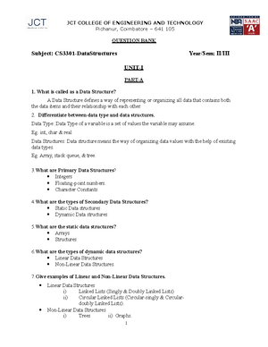 DSA-Multiple-Choice - Here's the question bank! Good luck! - What is ...