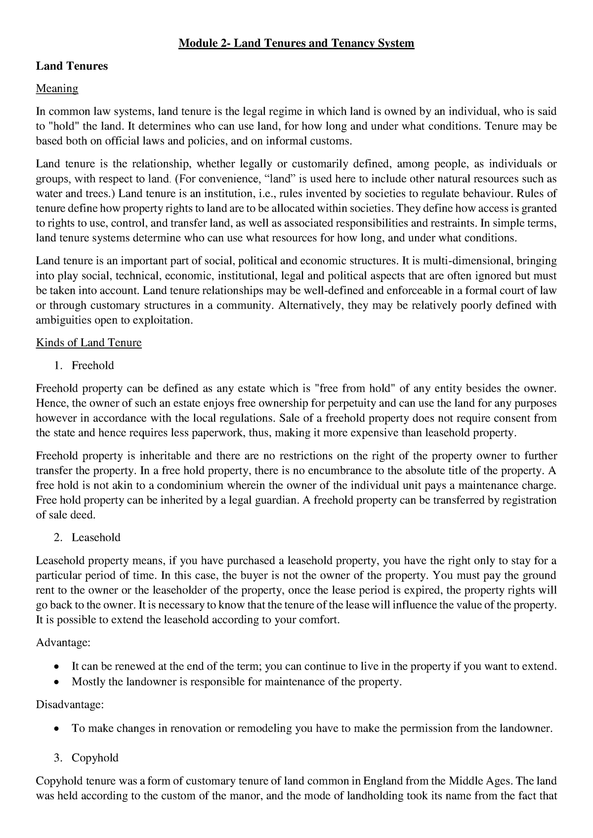 land-laws-module-2-module-2-land-tenures-and-tenancy-system-land