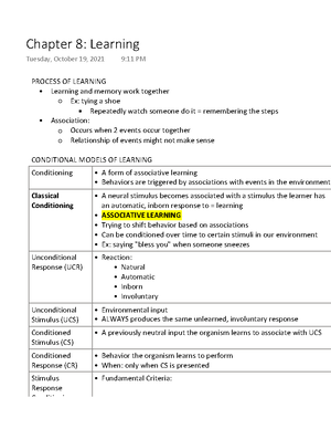 Psych Exam 3 Notes - Chapter 9: Language and Thought Language Human ...