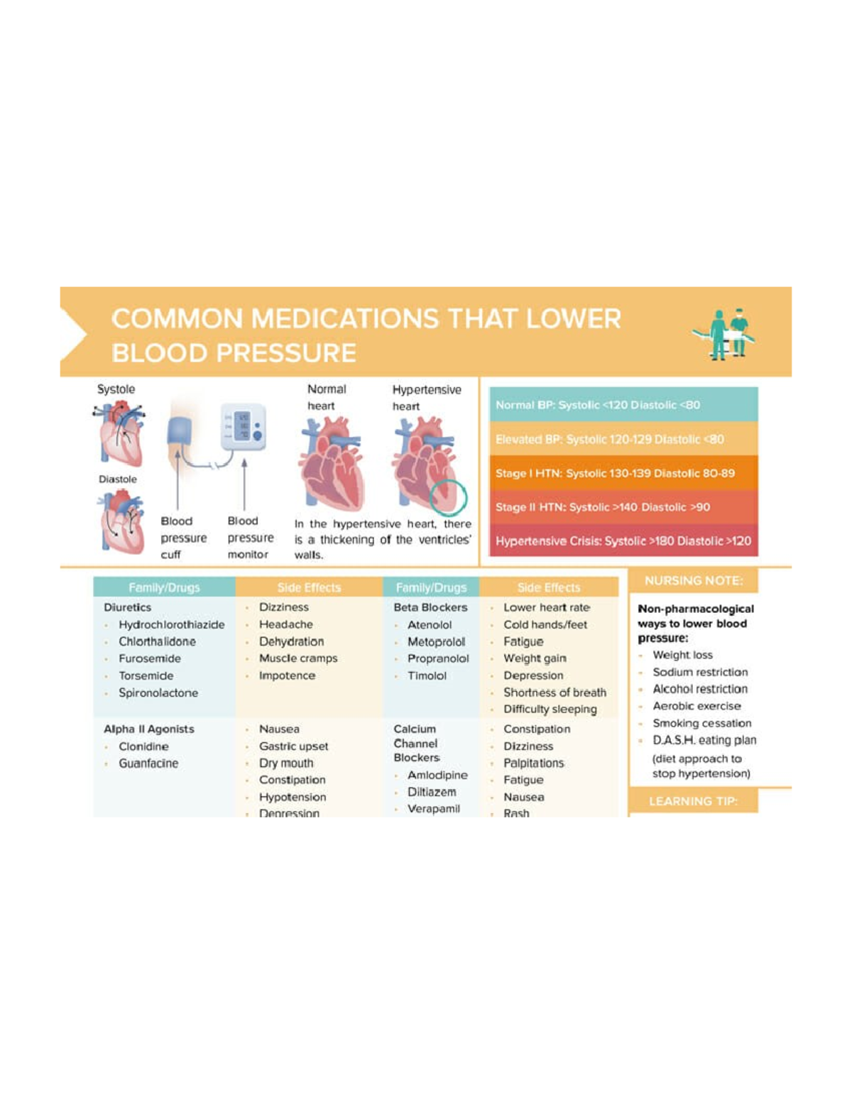Cardiovascular Drugs - Adult Nursing - Studocu