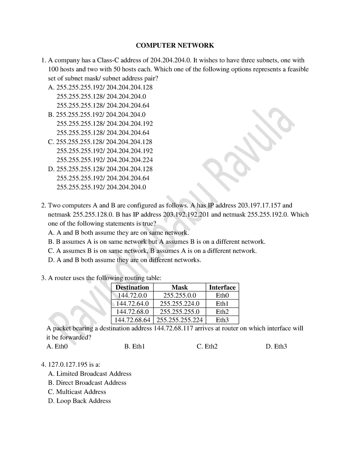 cn-practice-questions-set-4-computer-network-a-company-has-a-class-c