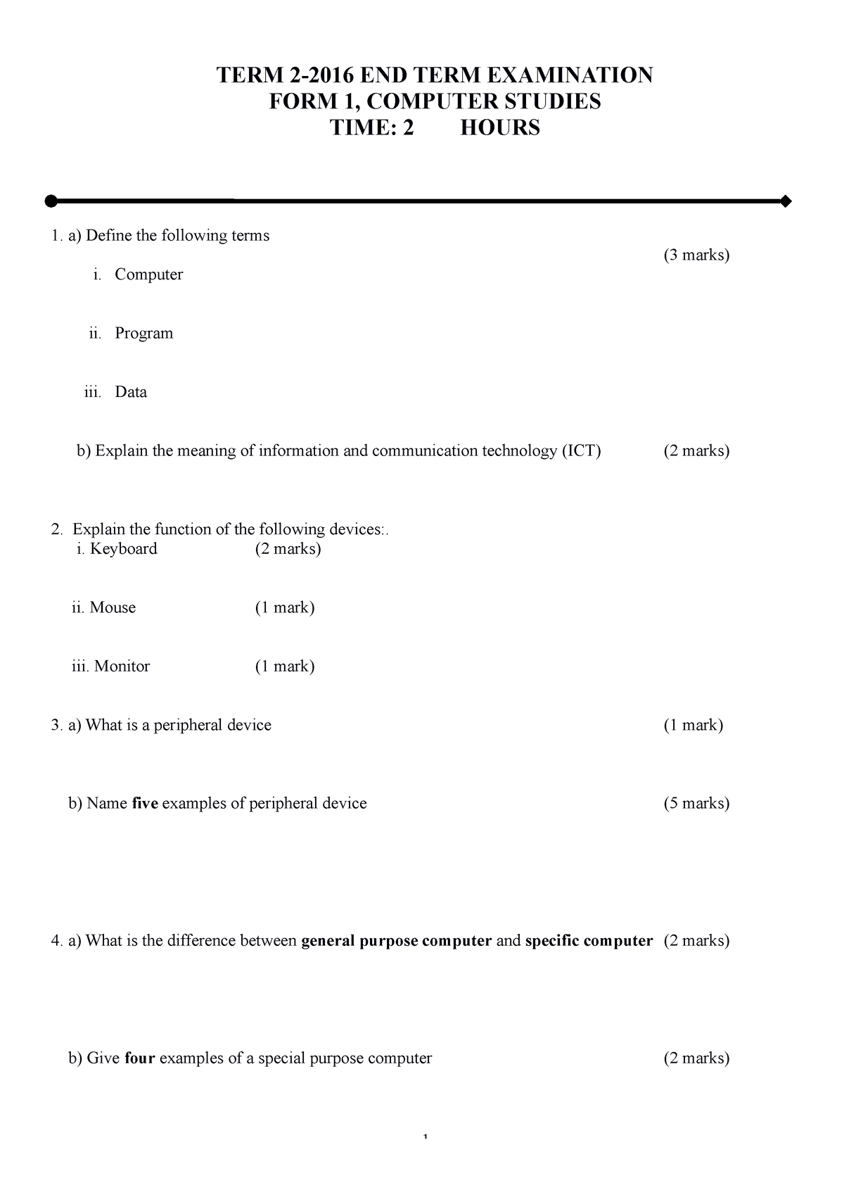 form-1-computer-studies-end-term-2-exam-2016-term-2-2016-end-term