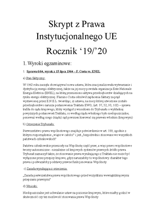 Źródła Prawa UE - Źródła Prawa Unii Europejskiej 1. Uwagi Ogólne A ...