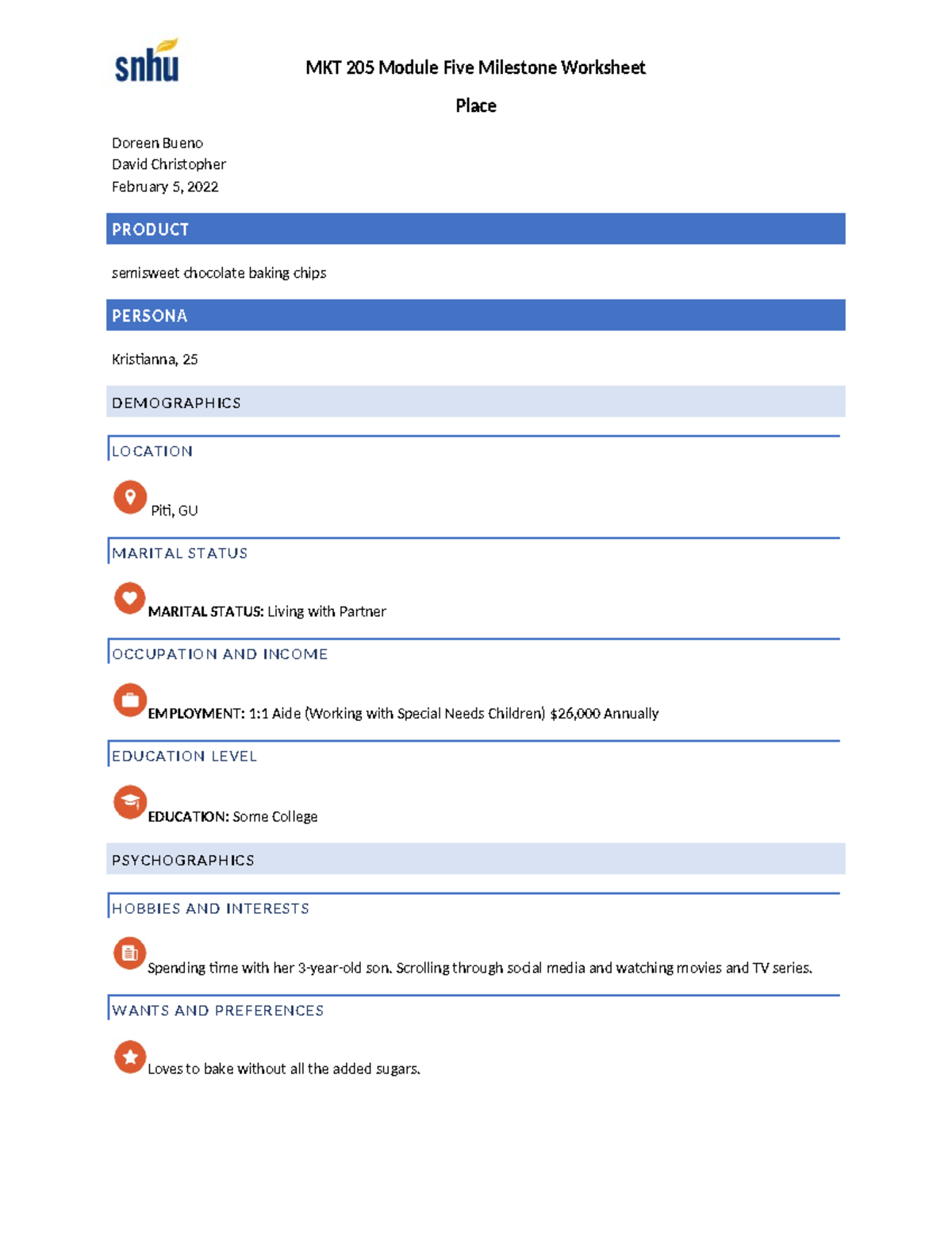 MKT205 Module Five Milestone - Scrolling through social media and ...