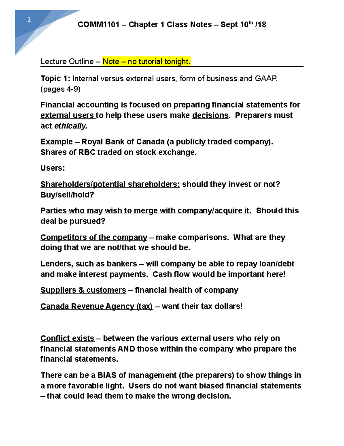 Lecture Notes - Chapter 1 - Sept 10 - annotated version from class ...