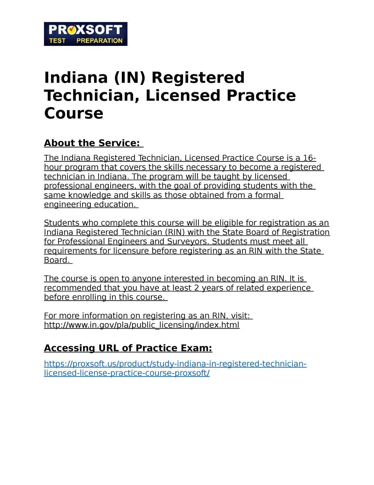 Indiana IN Registered Technician Licensed Practice Course The   Thumb 1200 1553 