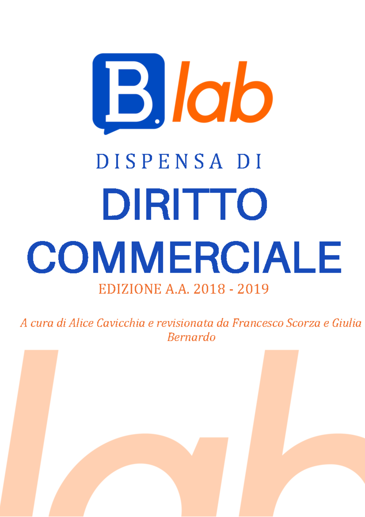 Dispensa Commerciale 1 (2018-2019 ) Parte 2 - Bocconi - DISPENSA DI ...