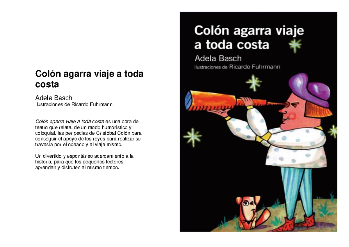 Colon Agarra Viaje A Toda Costa Adela Basch Pdf