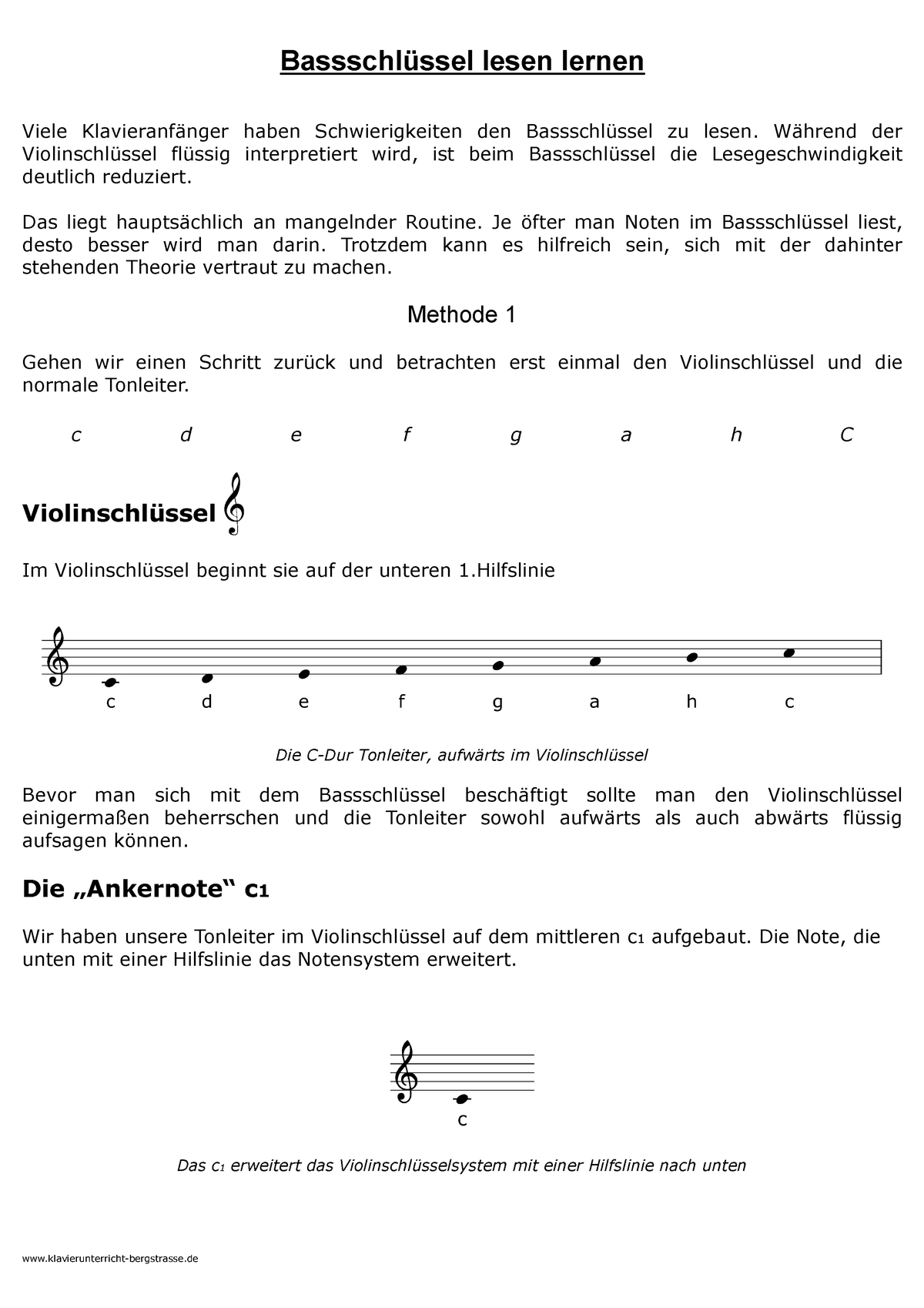 Bassschluessel Lesen Lernen Bassschl Ssel Lesen Lernen Viele Klavieranf Nger Haben Schwierigkeiten Den Bassschl Ssel Zu Lesen Hrend Der Violinschl Ssel Fl Ssig Studocu