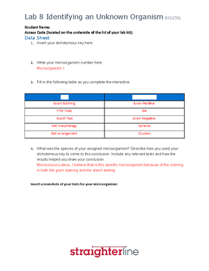 BIO250L+V2+Lab+7 - chapter covers genetic and genetic engineering - Lab ...