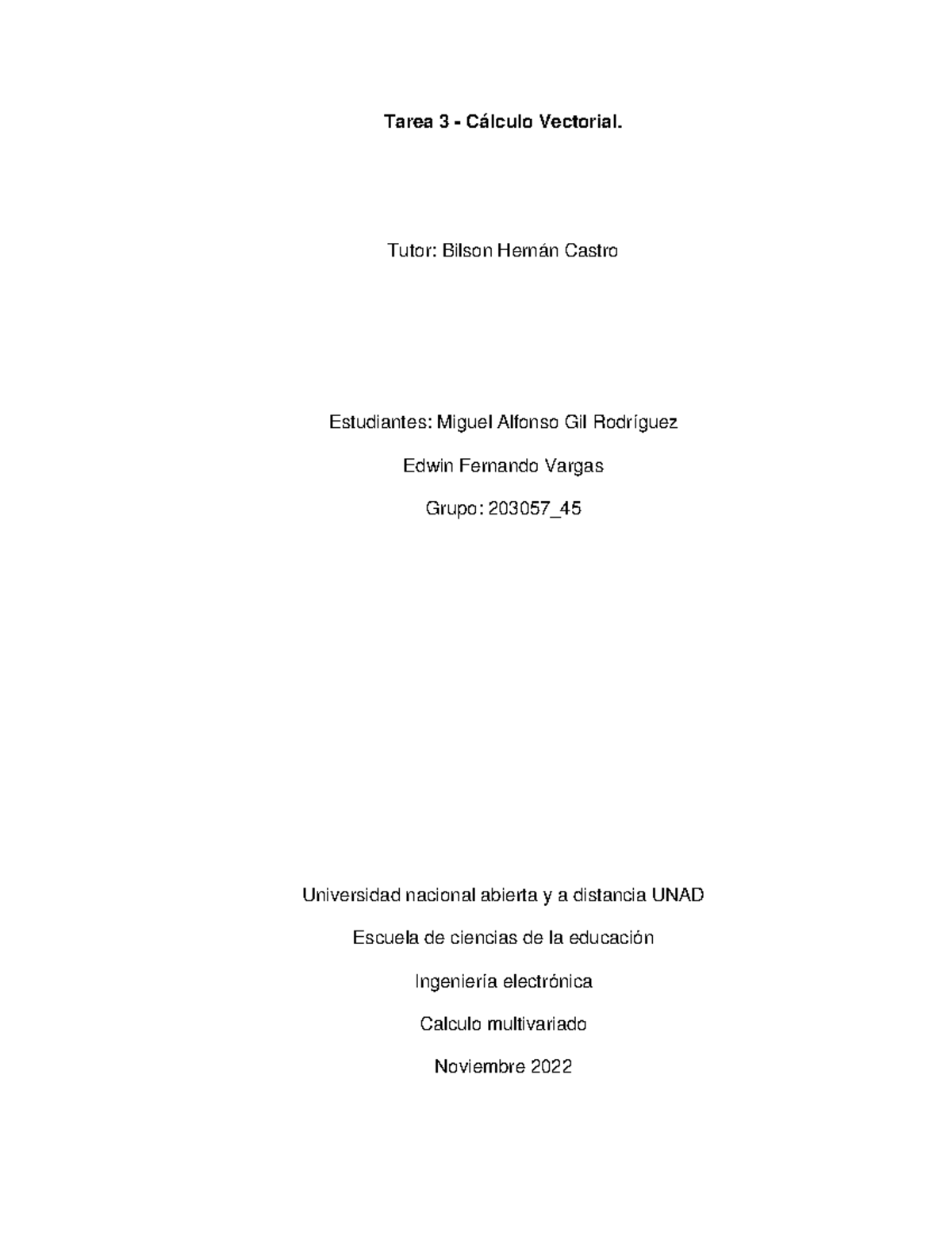 Tarea 3 multivariable tarea 3 c lculo vectorial tutor bilson