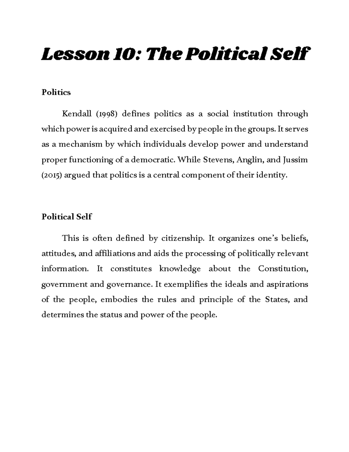 the personal is political essay