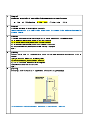Ixx,C momentos - Apuntes de formulas - Mecánica de Fluidos - y P= yC ...