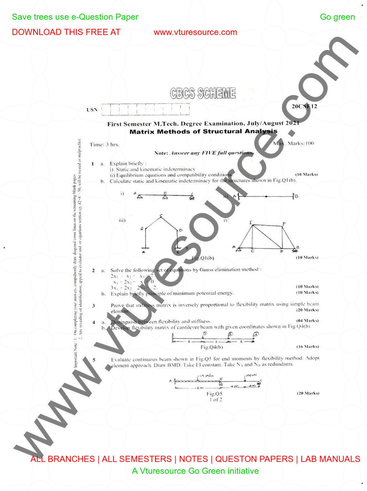 Aug-2021 - ....... - Building Structures - VTU - Studocu