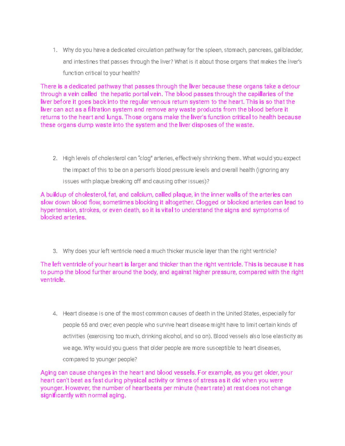 Unit 8 Critical Thinking Questions - 1. Why do you have a dedicated ...