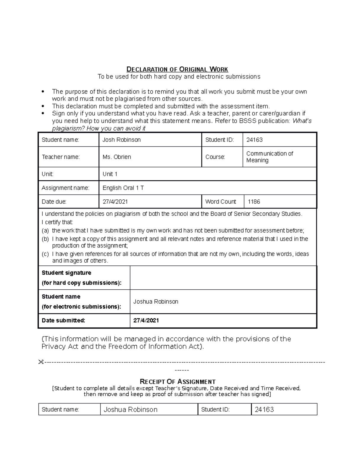 English macbeth oral script - ECON1101 - ANU - Studocu