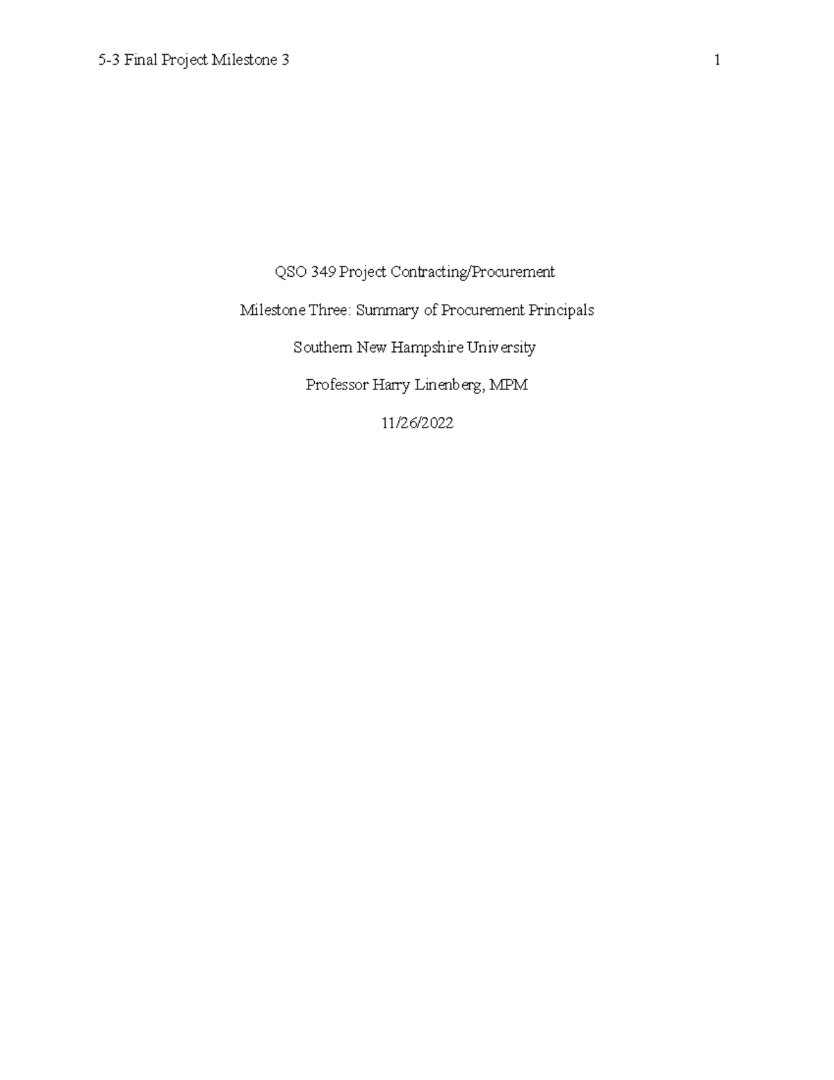 5-3 Milestone 3 - 5-3 Final Project Milestone 3 1 QSO 349 Project ...